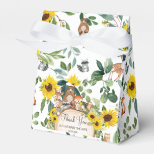 Sonnenblume Woodland Animals Kinderdusche Vielen D Geschenkschachtel