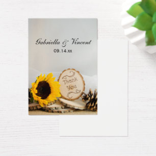 Sonnenblume Woodland Vielen Dank Gastgeschenk Hoch