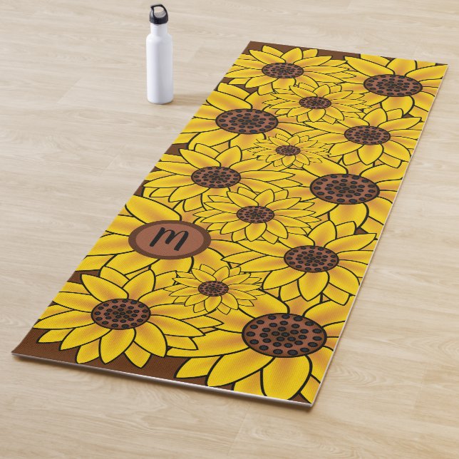 Sonnenblume Yogamatte (Beispiel)