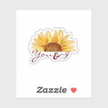 Sonnenblume "You & I", trendige Ästhetik
