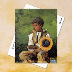 Sonnenblume zu Lehrer Winslow Homer Postkarte
