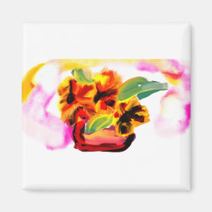 Sonnenblume zum Muttertag Magnet