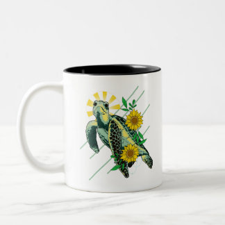 Sonnenblume Zweifarbige Tasse