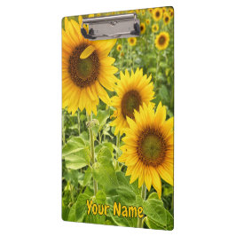 "Sonnenblume" Zwischenablage Klemmbrett