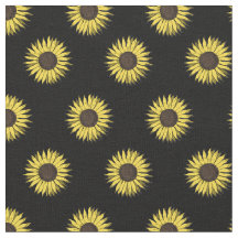 Sonnenblumemustergewebe