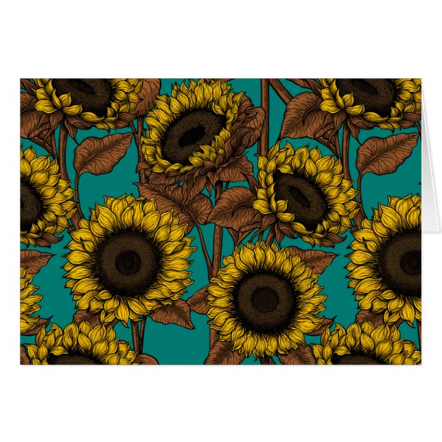 Sonnenblumen (Vorderseite (Horizontal))