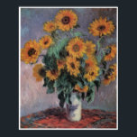 Sonnenblumen, 1881 Claude Monet Poster<br><div class="desc">Sonnenblumen, 1881 Claude Monet Öl auf Leinwand</div>