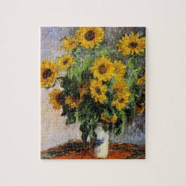 Sonnenblumen, 1881 von Monet. (Vertikal)