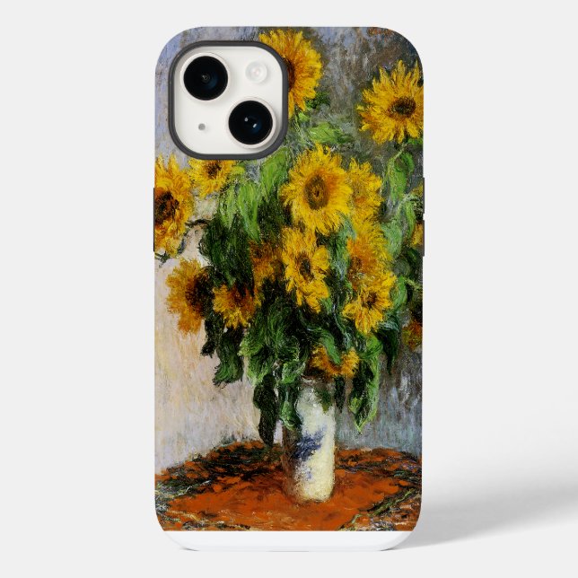 Sonnenblumen, 1881 von Monet. Case-Mate iPhone 14 Hülle (Rückseite)