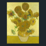Sonnenblumen, 1888 (Vincent Van Gogh) Poster<br><div class="desc">Sonnenblumen (Originaltitel in Französisch: Tournesols) sind Gegenstand zweier Stillleben-Gemälde des niederländischen Malers Vincent van Gogh. Die frühere Serie, die 1887 in Paris durchgeführt wurde, zeigt die Blume auf dem Boden, während das zweite Set, das ein Jahr später in Arles ausgeführt wird, Blumensträuße in einer Vase zeigt. Nach Ansicht des Künstlers...</div>