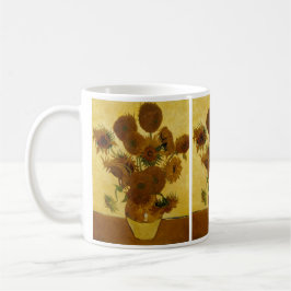 Sonnenblumen: 1888 von Van Gogh Kaffeetasse