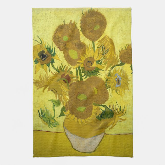 Sonnenblumen, 1889 küchentuch (Vertikal)