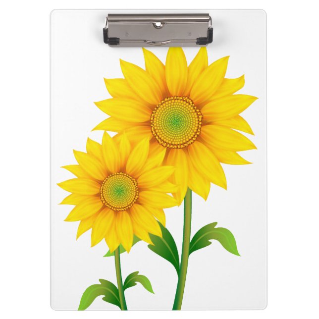 Sonnenblumen 2 klemmbrett (Vorderseite)
