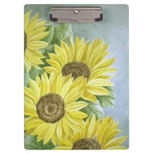 Sonnenblumen 3 klemmbrett