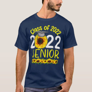 Sonnenblumen Abschluss Senior 22 Class of 2022 Gra T-Shirt