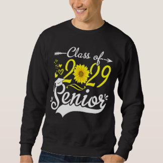 Sonnenblumen Abschluss Senior Class of 2029 29 Fun Sweatshirt