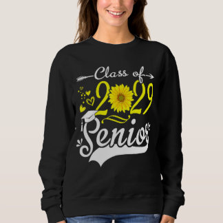 Sonnenblumen Abschluss Senior Class of 2029 29 Fun Sweatshirt