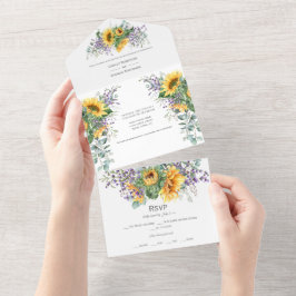 Sonnenblumen | all in one einladung