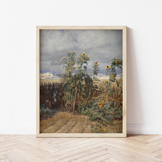 Sonnenblumen am Strand | Thorvald Niss Poster (Von Creator hochgeladen)