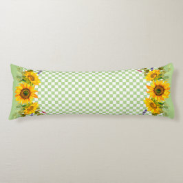 Sonnenblumen an der Tafel Seitenschläferkissen