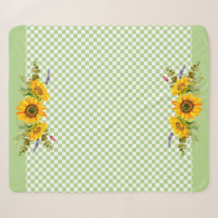 Sonnenblumen an der Tafel Sherpadecke
