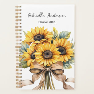 Sonnenblumen Aquarell Benutzername Planer