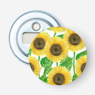 Sonnenblumen Aquarell Flaschenöffner