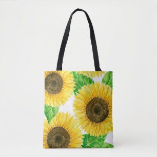 Sonnenblumen Aquarell Tasche