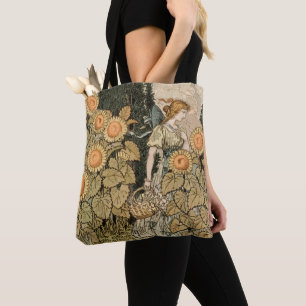 Sonnenblumen Art Nouveau Garden Tasche