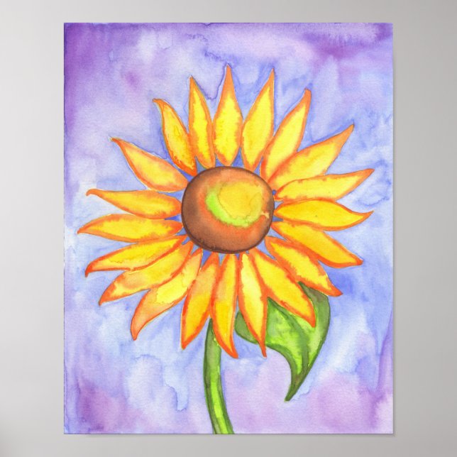 Sonnenblumen Art Poster Print (Vorne)