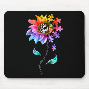 Sonnenblumen Autismus Bewusstsein ist nett Puzzle  Mousepad