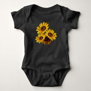 Sonnenblumen baby strampler