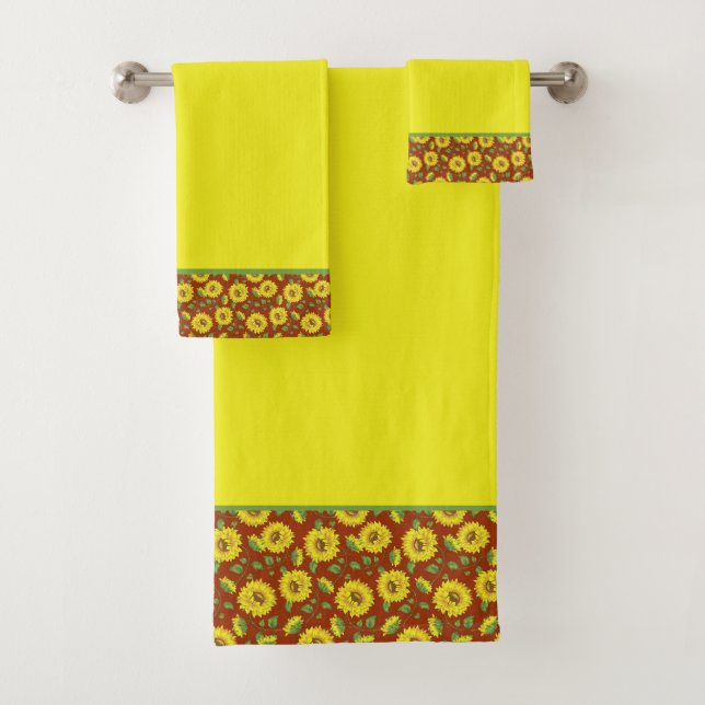 Sonnenblumen Badehandtuch Set (Insitu)