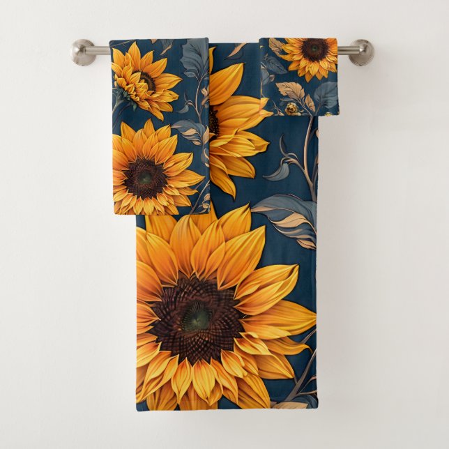 Sonnenblumen Badhandtuch Set (Insitu)