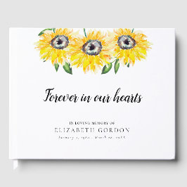 Sonnenblumen Beerdigung Blumen in der Liebe Erinne Gästebuch
