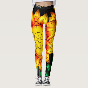 Sonnenblumen bei Sonnenflare Leggings
