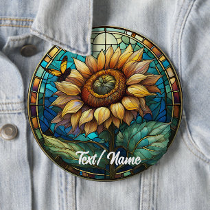 Sonnenblumen Blume, Blumengestein Button