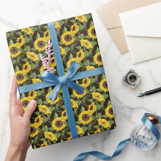 Sonnenblumen Blume Laden exotische Blumengeschäfte Geschenkpapier