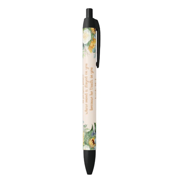 Sonnenblumen Blütenblume Verse Behalt Perfekter Fr Kugelschreiber (Unterseite (Vertikal))