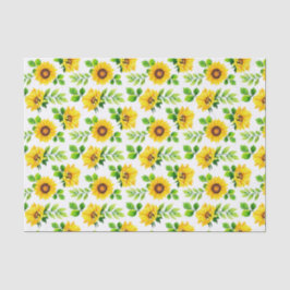 Sonnenblumen Botanischer Mustergarten Party Seidenpapier