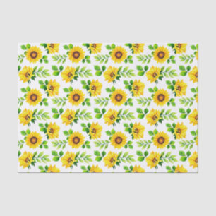 Sonnenblumen Botanischer Mustergarten Party Seidenpapier