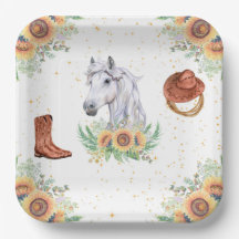 Sonnenblumen Boy Horse Geburtstagsparty