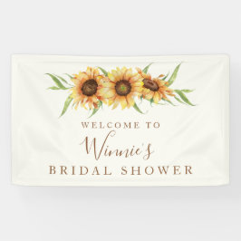 Sonnenblumen Brautparty Banner
