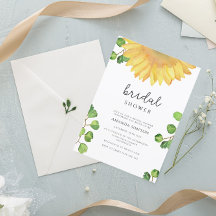 Sonnenblumen-Brautparty