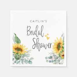 Sonnenblumen Brautparty Party Serviette