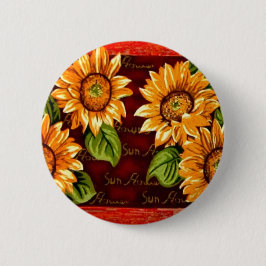 Sonnenblumen Button