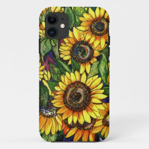 Sonnenblumen iPhone 11 Hülle