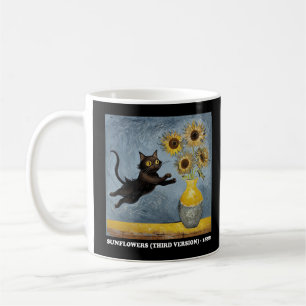 Sonnenblumen Cat Meme Art Graphic Kaffeetasse