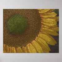Sonnenblumen Center Farbige Stifte Kunst