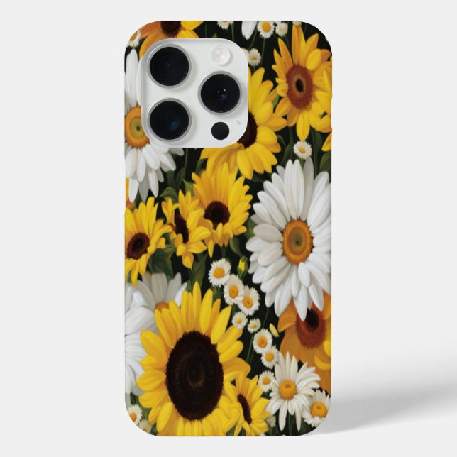 Sonnenblumen & Daisies #50 - iPhone 15 Pro Hüllen (Rückseite)
